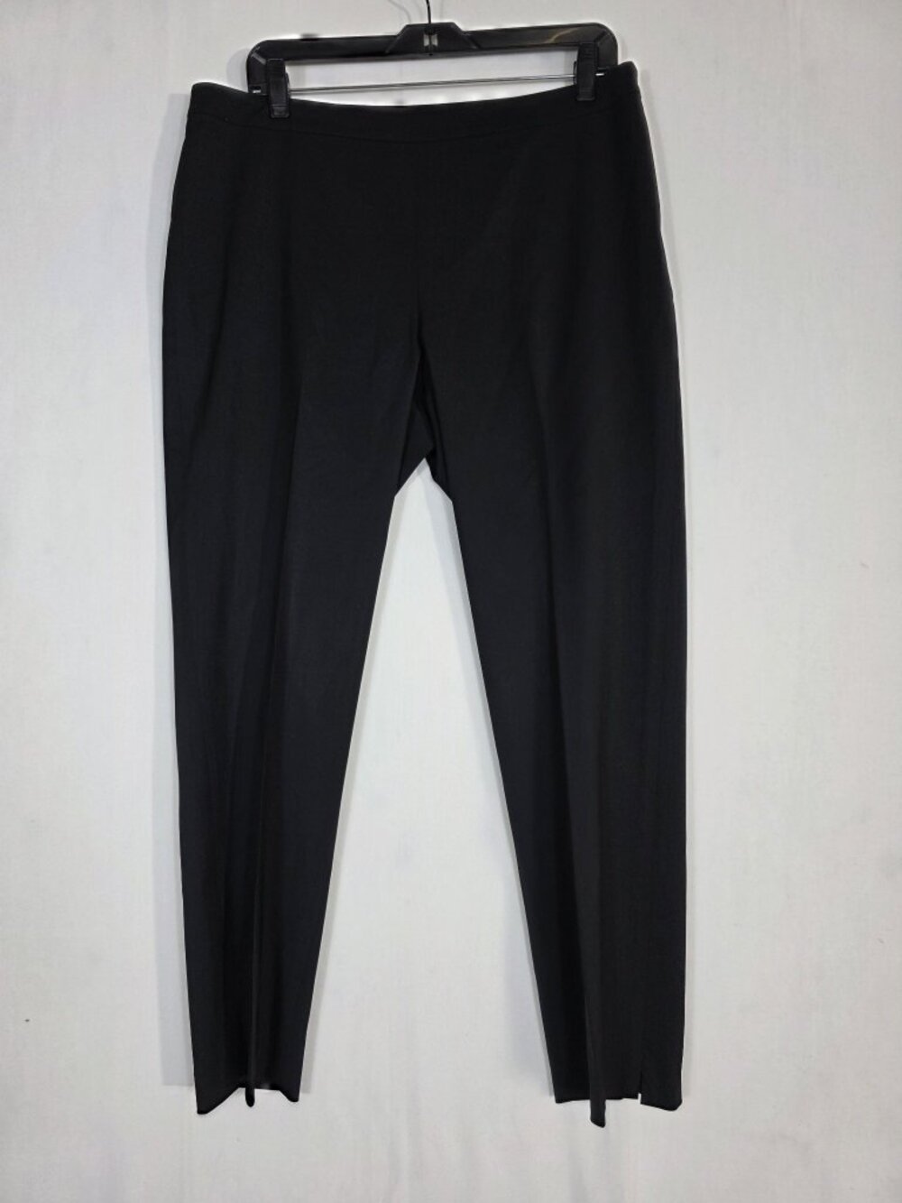 Lafayette 148 New York Black Bleecker Wool Pull-On Pants Size 12